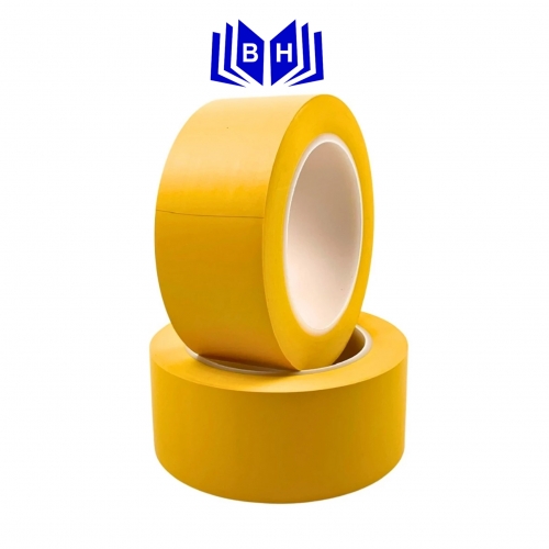 Băng dính dán nền vàng 2.5cm 18m.