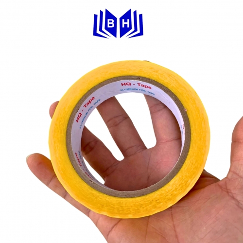 Băng dính OPP 43u vàng 2cm ( 61m).