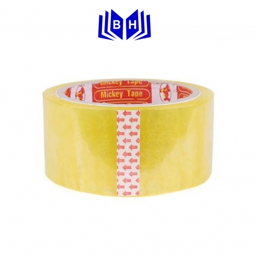 Băng dính OPP 50u vàng  5cm (61m) 70ya.