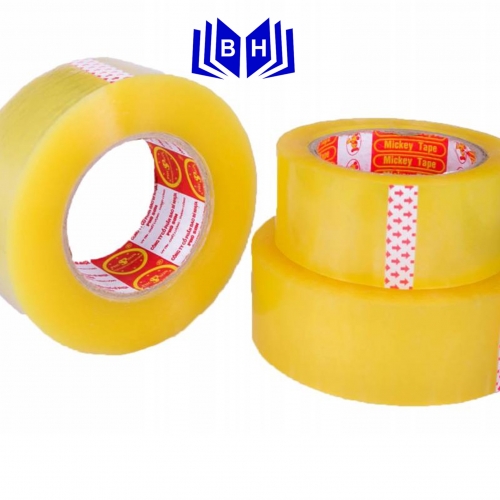 Băng dính OPP 43u vàng 5cm (61m)70ya.