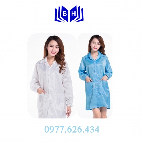 Áo Blouse phòng sạch chống tĩnh điện
