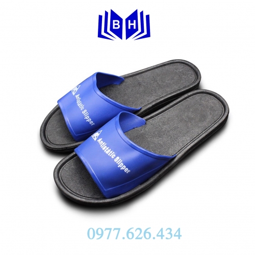 Dép tĩnh điện quai xanh PVC 