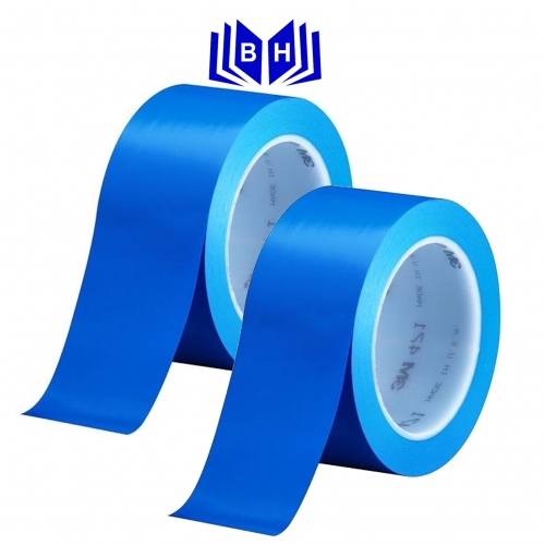 Băng dính dán nền xanh dương 10cm 33m