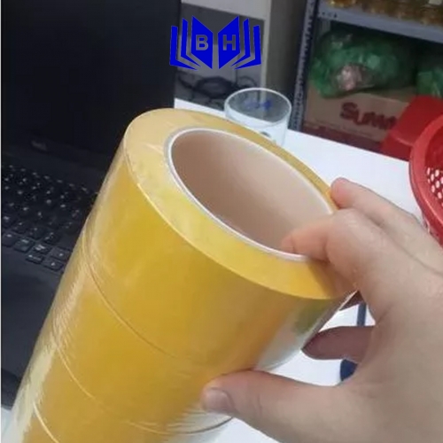Băng dính dán nền vàng 5cm 17m